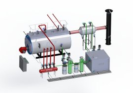 Horizontal Fire Tube Oil Gas Fired Steam Boiler| EPCB