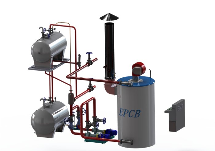 Vertical Oil/Gas Fired Hot Oil Heater| EPCB